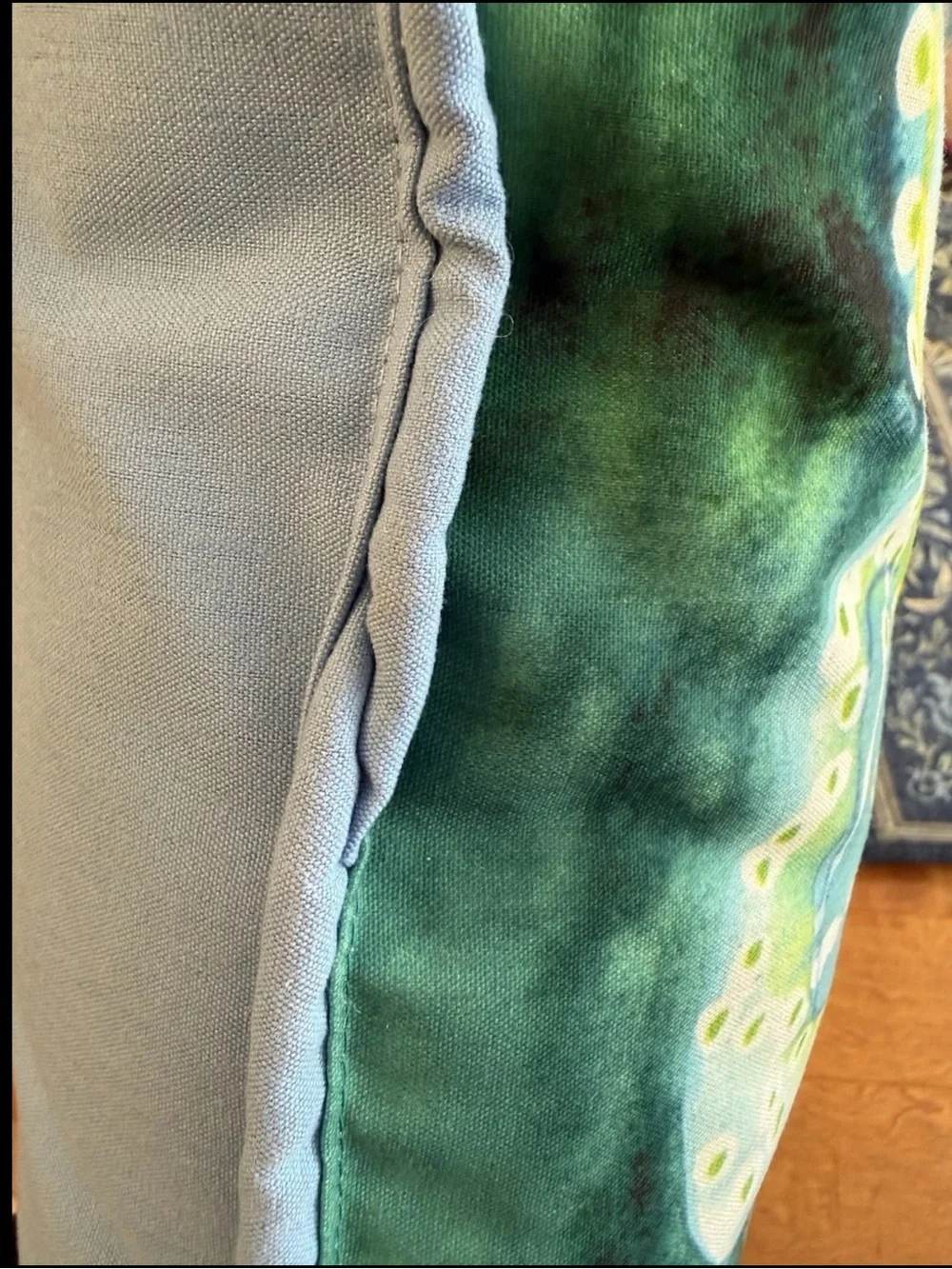 Betsy Drake Octopus Throw Pillow 15” X 19” Artist Water Resistant NEW Blue Green